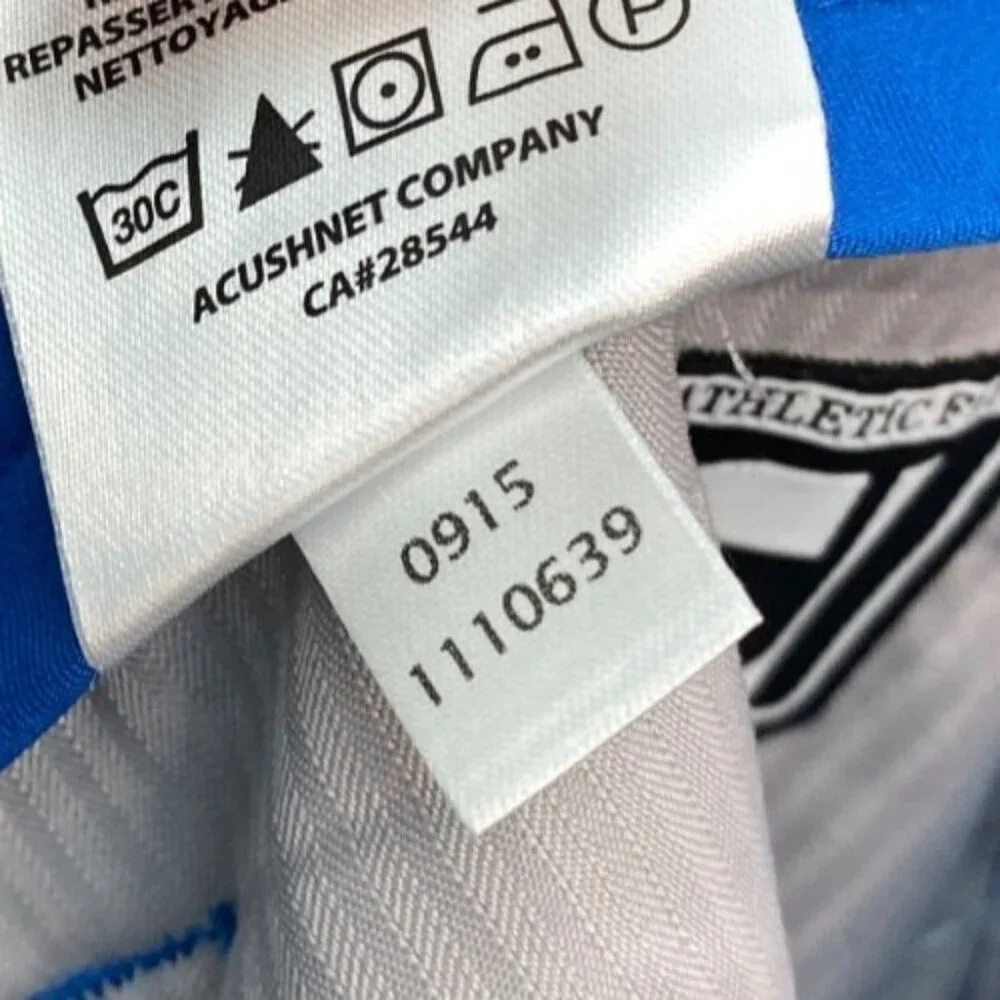 FJ Footjoy Men's Athletic Fit Performance Golf Pant Bright Blue Size 33x34